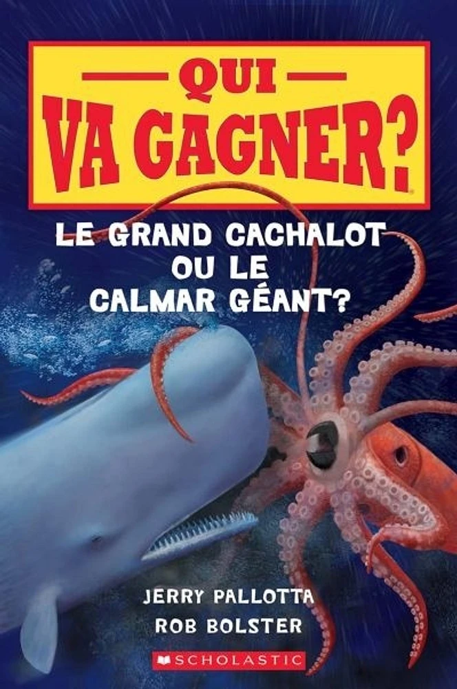 Qui va gagner? Le grand cachalot ou le calmar géant?