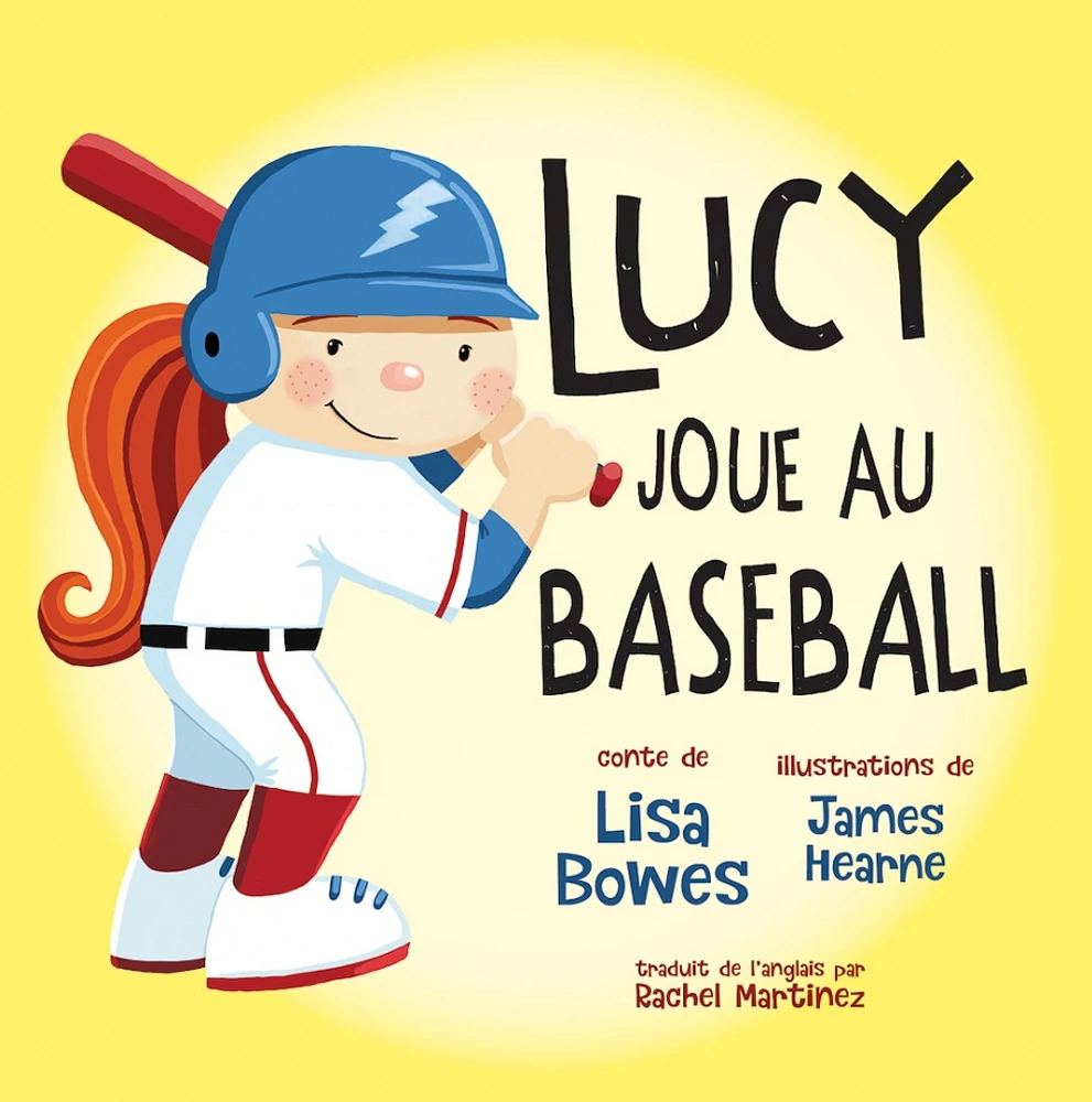 Lucy joue au baseball