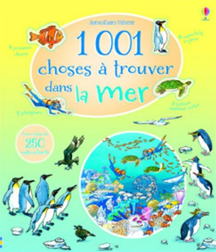 1.001 choses à trouver dans la mer  (avec autocollants)