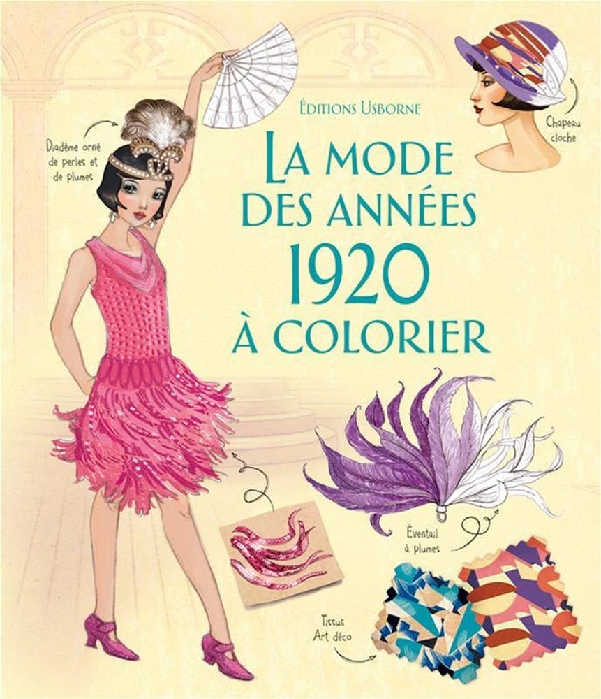 La mode des années 1920 à colorier