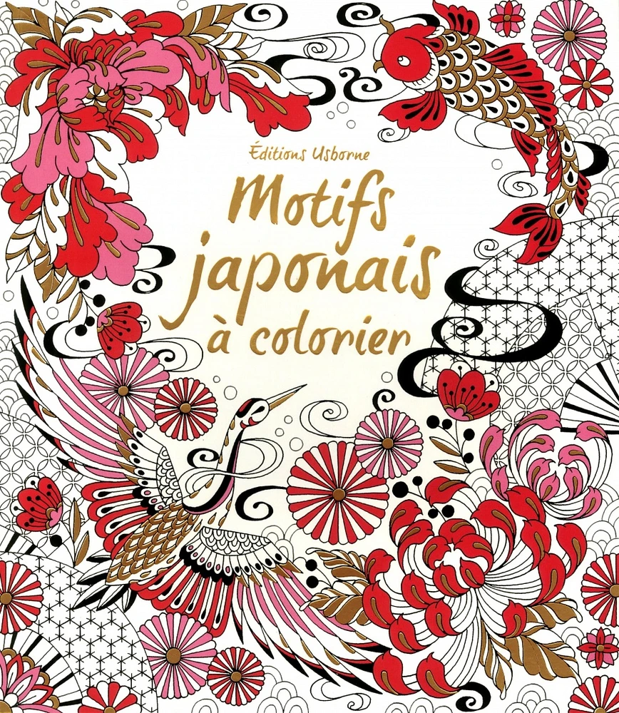 Motifs japonais à colorier