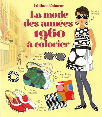 La mode des années 1960 à colorier