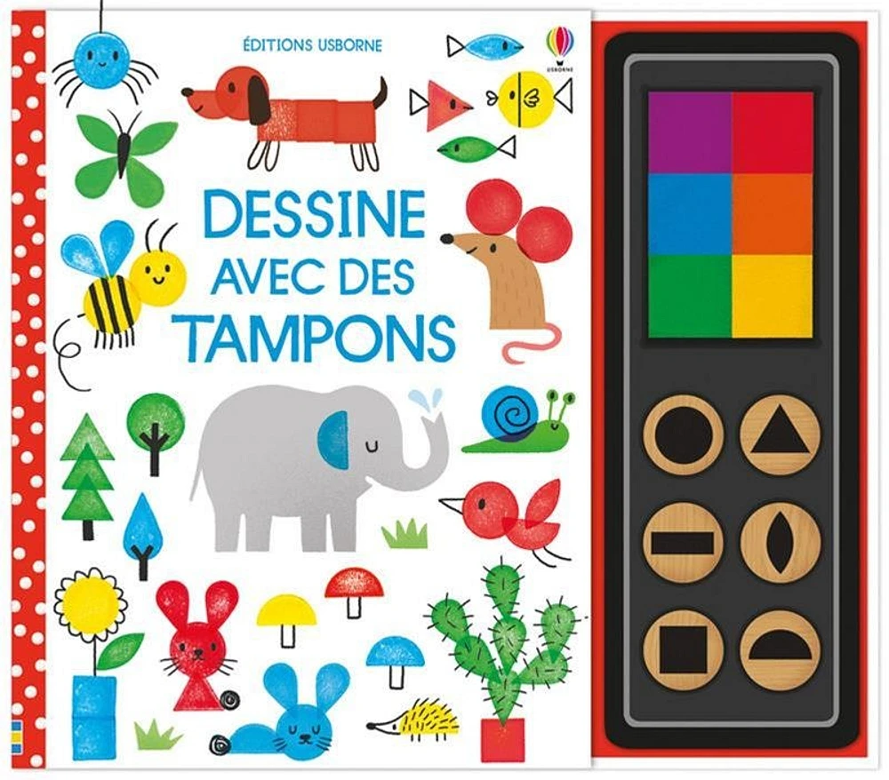 Dessine avec des tampons