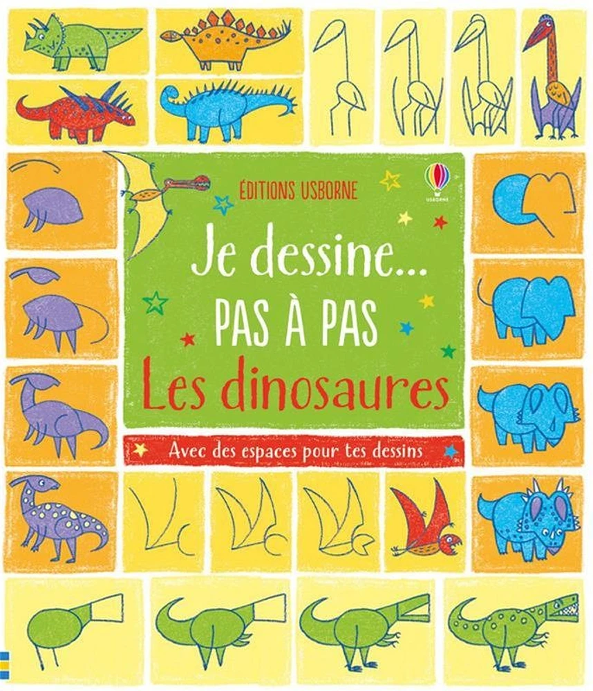 Je dessine pas à pas...Les dinosaures