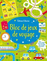 Bloc de jeux de voyage: cahier d'activités avec pages détachables