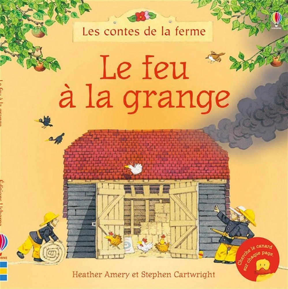 Le feu à la grange