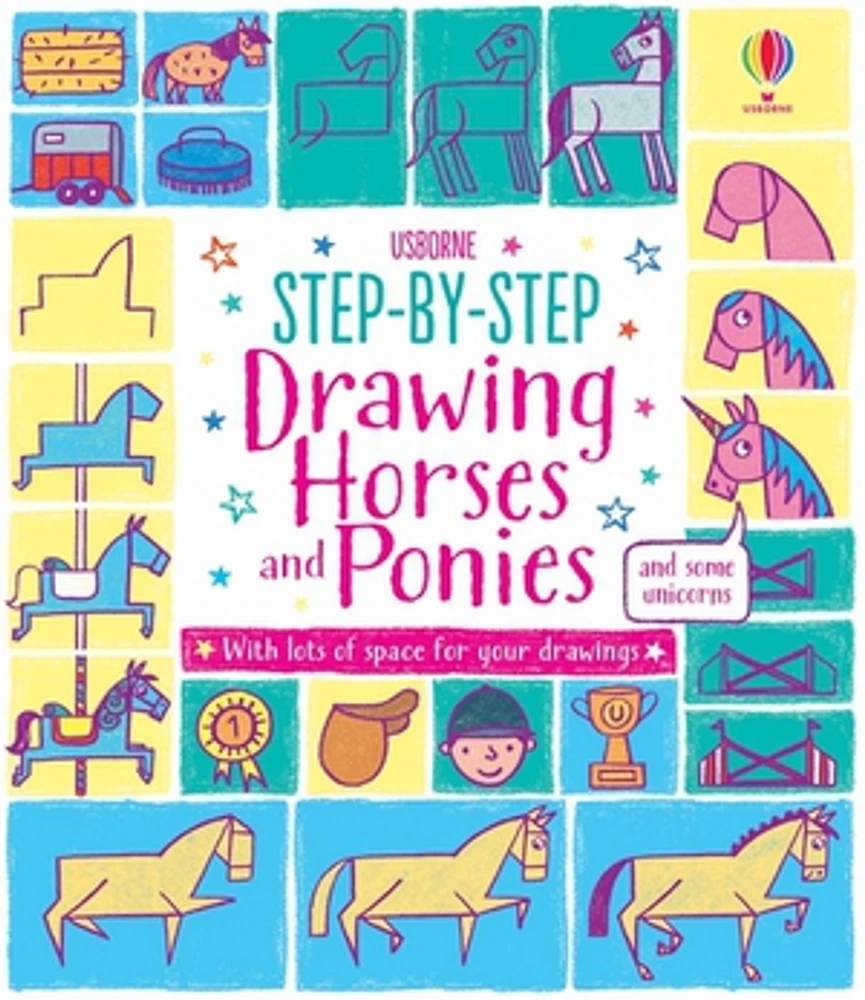 Step-By-Step Drawing Horses and Ponies