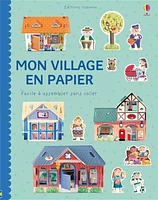 Mon village en papier facile à assembler sans coller