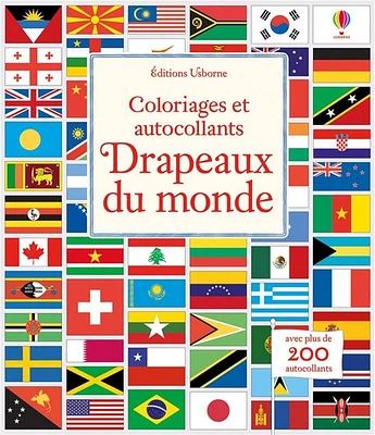 Drapeaux du monde : coloriages et autocollants