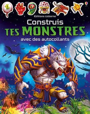 Construis tes monstres avec des autocollants