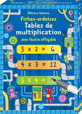 Tables de multiplication : fiches ardoises