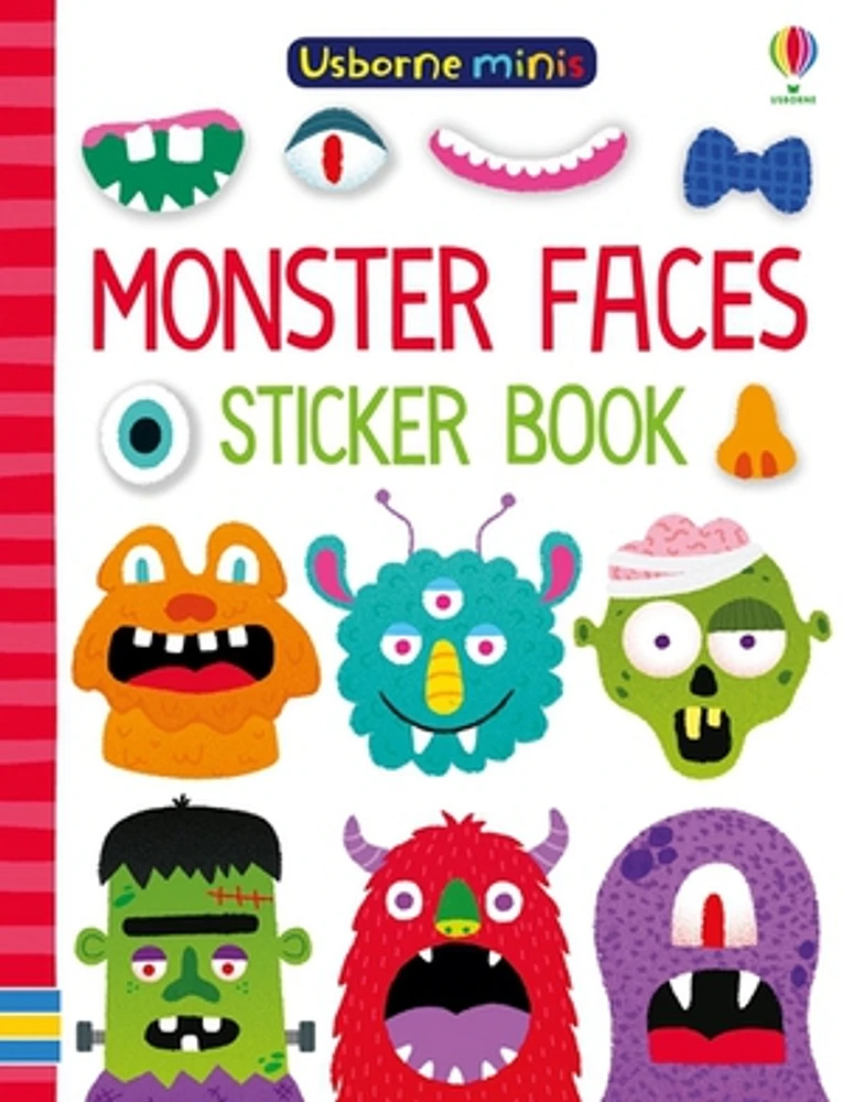 Usborne Minis: Monster Faces Sticker Book