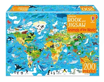 Usborne Book & Jigsaws: Animals of the World