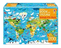 Usborne Book & Jigsaws: Animals of the World