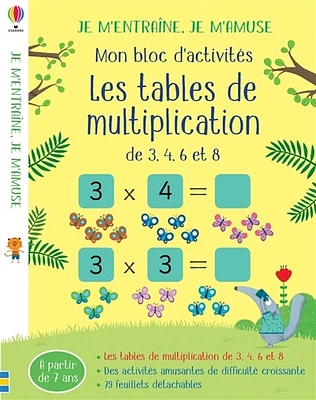 Les tables de multiplication : mon bloc d'activités