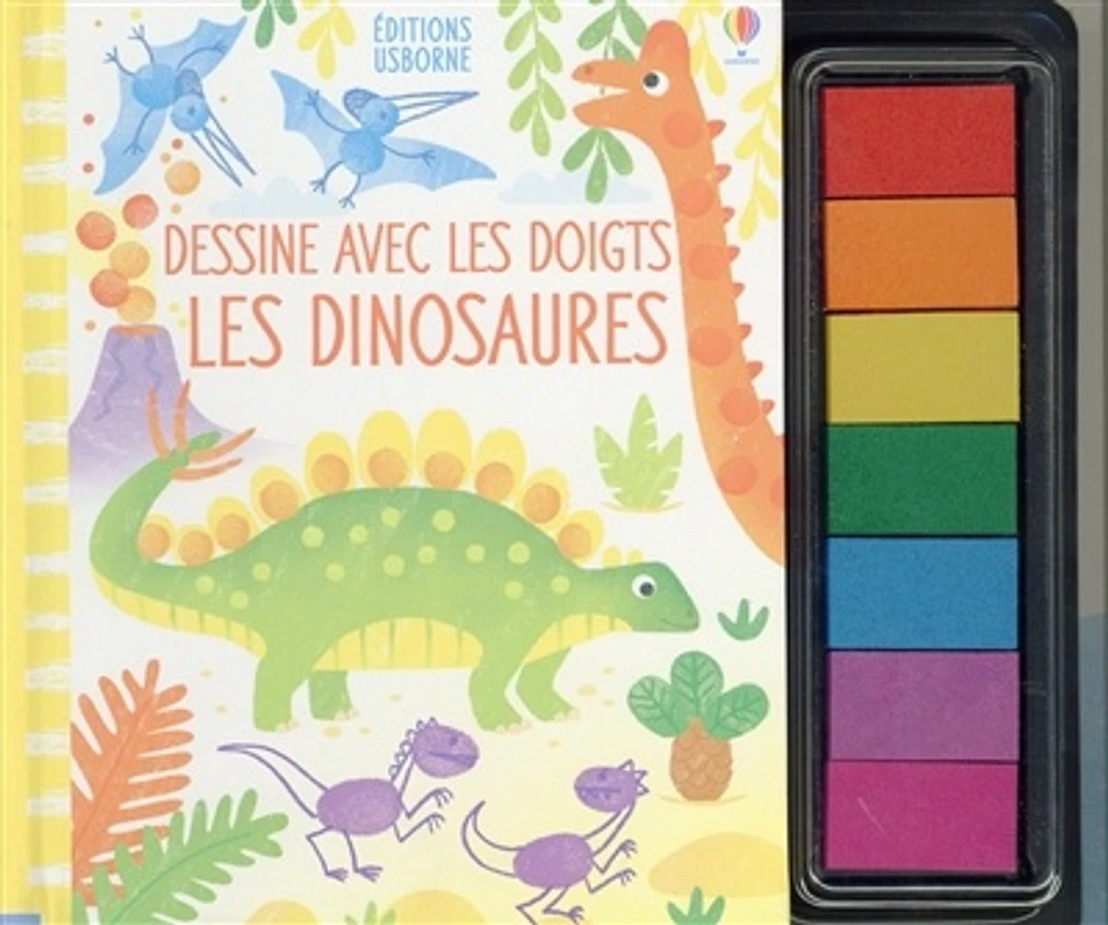 Dessine avec les doigts : Les dinosaures