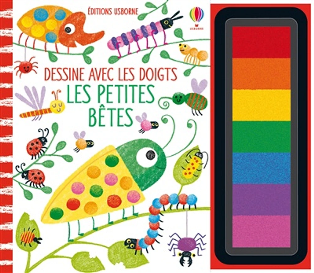 Dessine avec les doigts : les petites bêtes