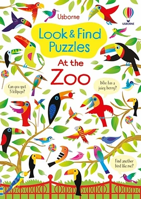 Look And Find Puzzles: At The Zoo