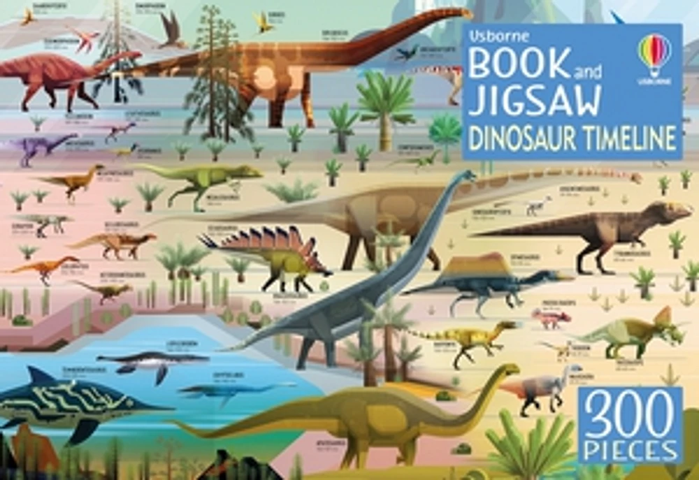 Dinoaurs Timeline Book And Jigsaw