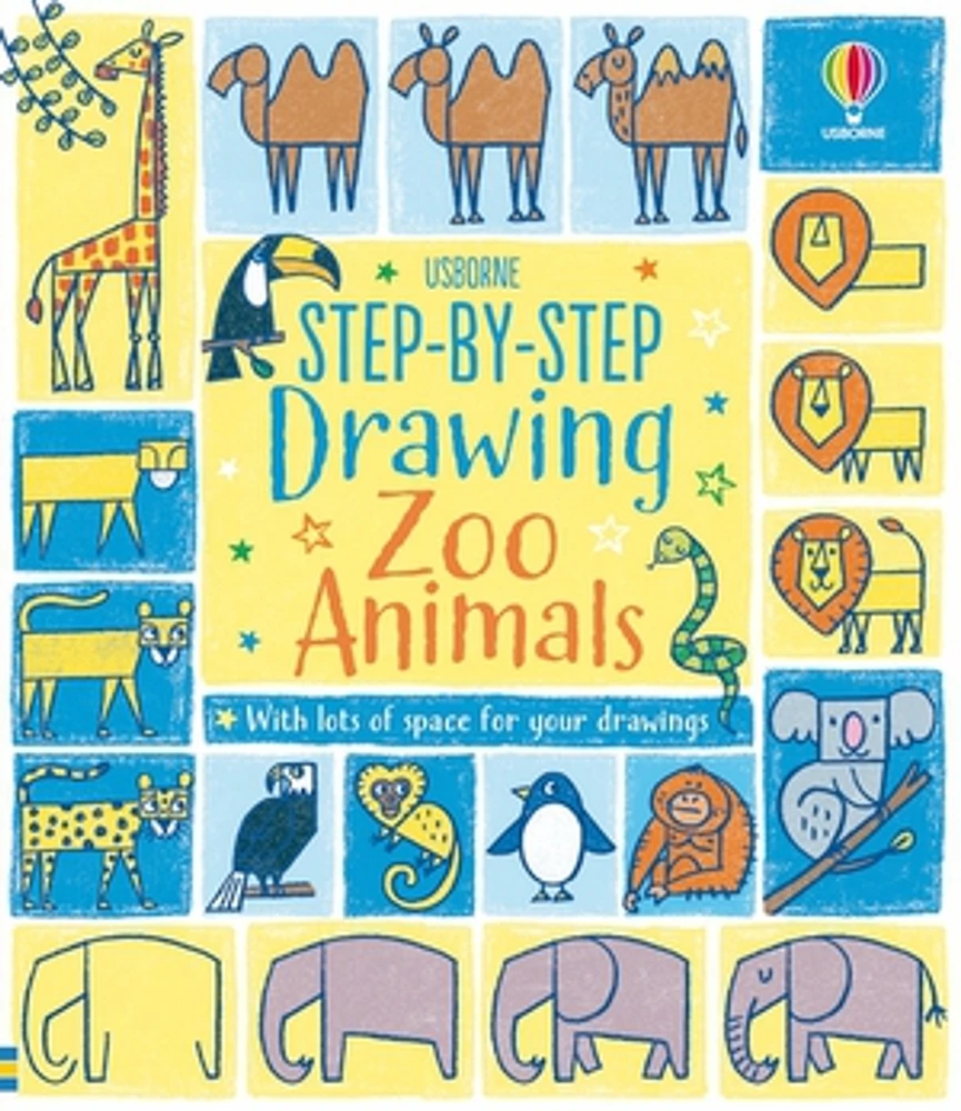 Step By Step Drawing Zoo Animals