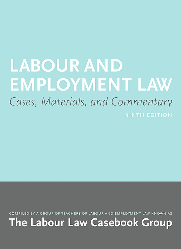 Labour and Employment Law 9/e