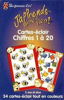 Cartes-éclair : Chiffres de 1 à 20