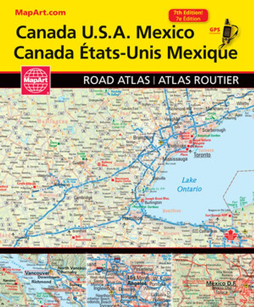 Canada USA Mexico Road Atlas