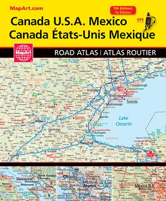 Canada USA Mexico Road Atlas