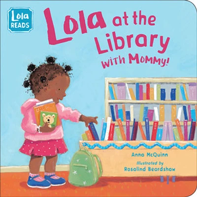 Lola at the Library with Mommy