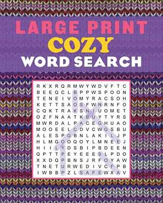 Large Print Cozy Word Search