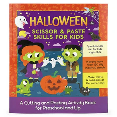 Halloween Scissor & Paste Skills for Kids