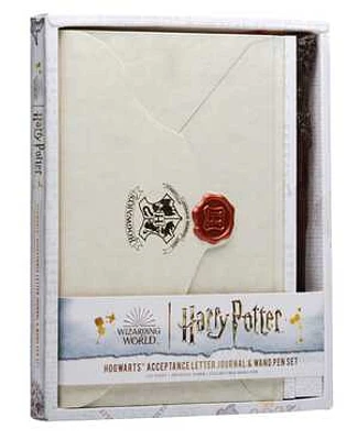 Harry Potter: Hogwarts Acceptance Letter Journal and Wand Pen Set