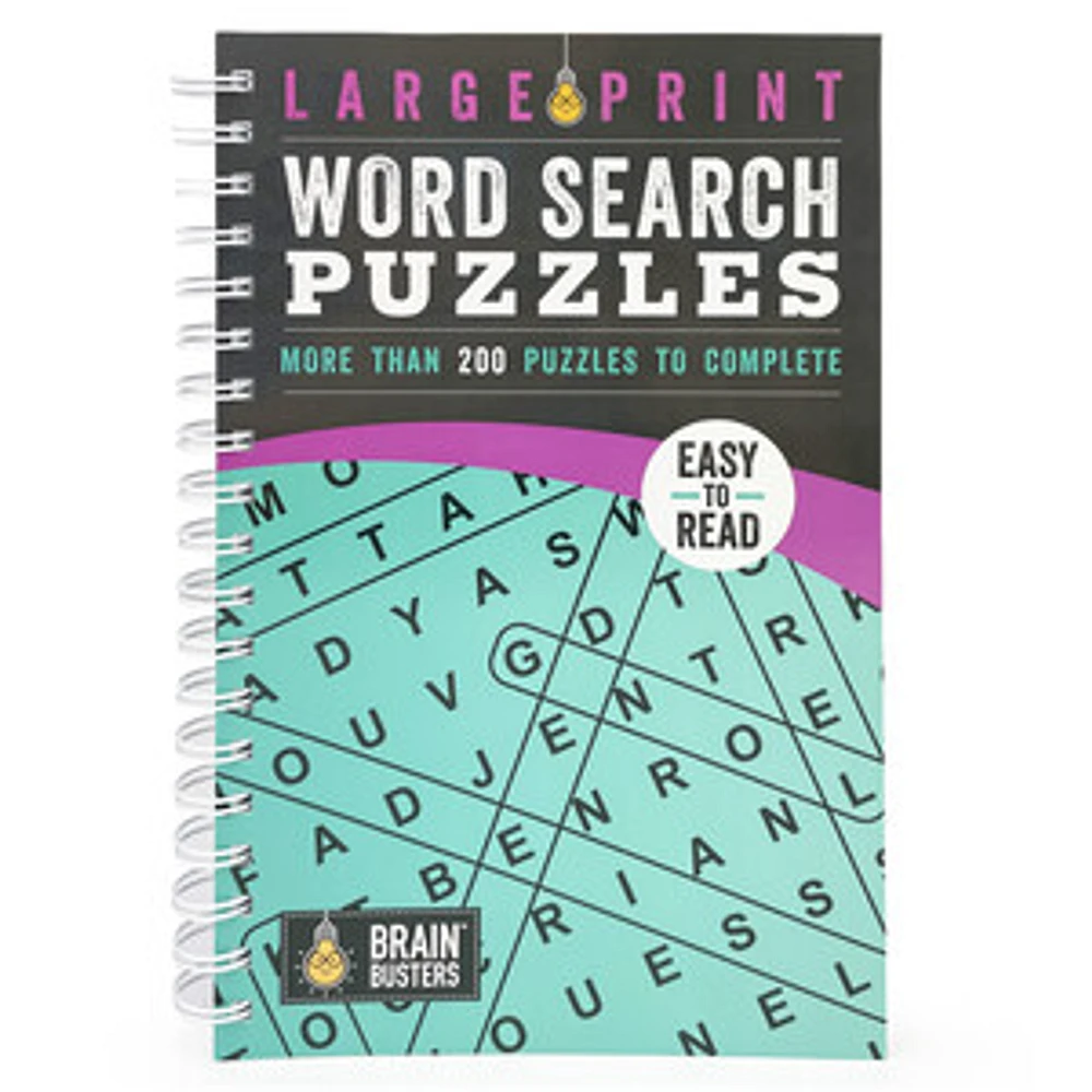 Large Print Word Search Puzzles