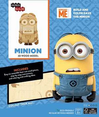 IncrediBuilds: Minions 3D Wood Model