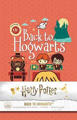 Harry Potter: Back to Hogwarts Hardcover Ruled Journal