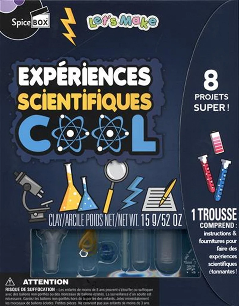 Expériences scientifiques cool