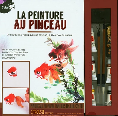 La peinture au pinceau