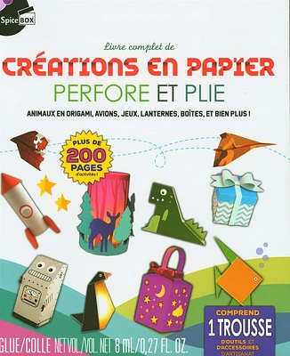 Créations en papier : perfore et plie