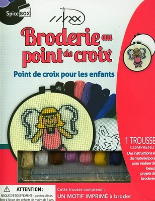 Broderie au point de croix : point de croix pour les enfants