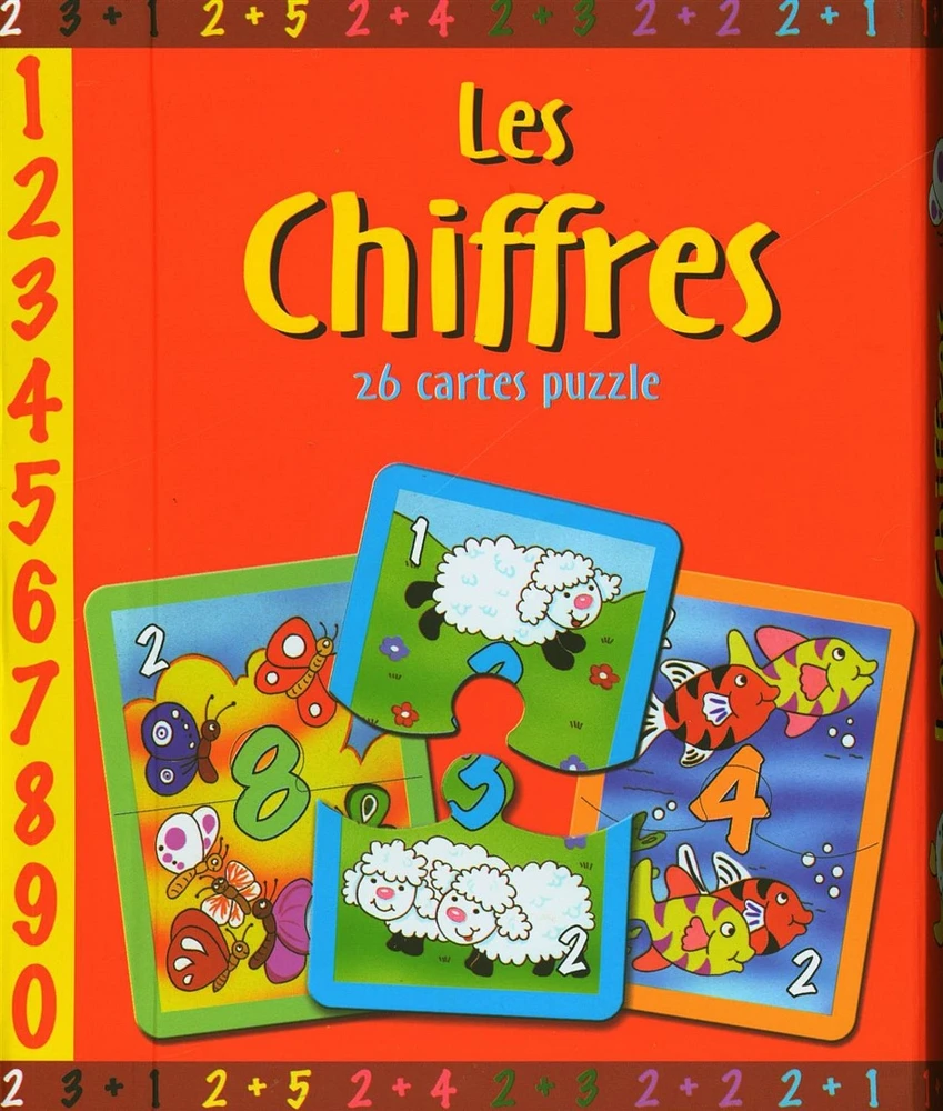 Les chiffres : 26 cartes puzzle