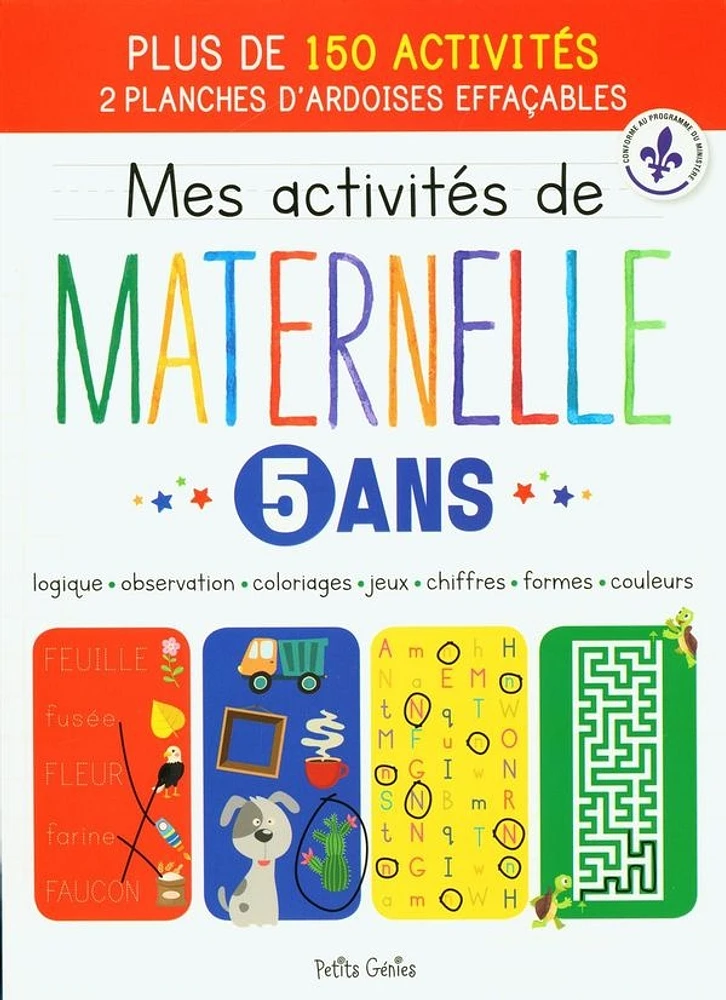 Mes activités de maternelle 5 ans