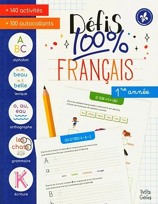 Défis 100% français, 1re année