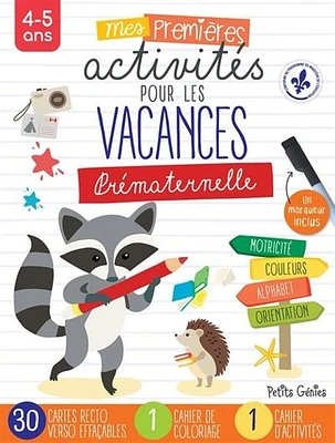 Mes premières activités pour les vacances : Prématernelle