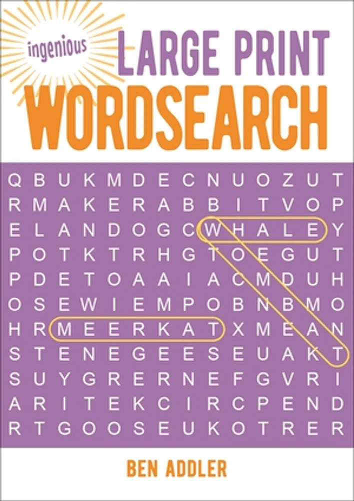 Large Print Wordsearch