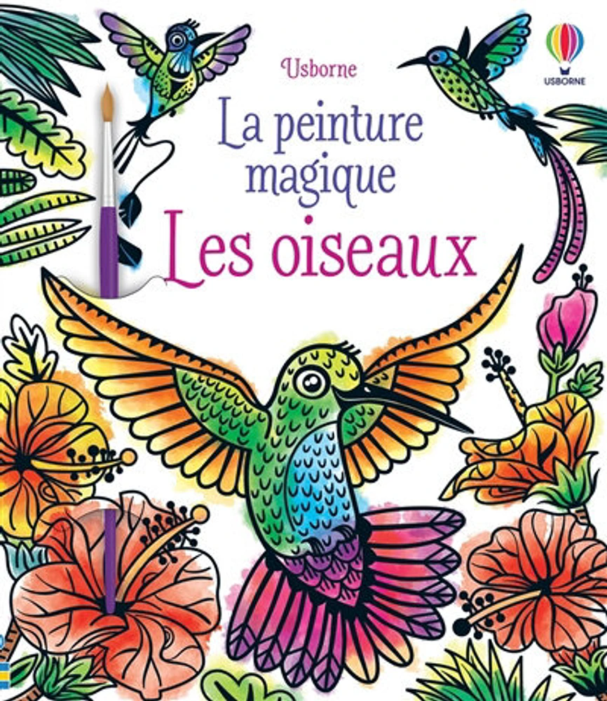 Les oiseaux - la peinture magique