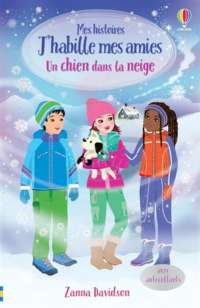 Un chien dans la neige
