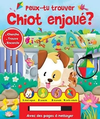 Peux-tu trouver Chiot enjoué?