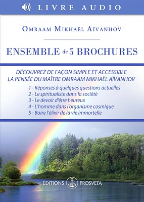 Ensemble de 5 brochures CD mp3 (5h15)