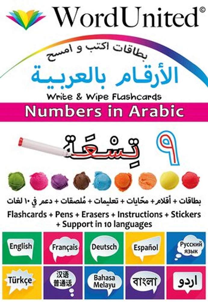 Numbers In Arabic - Write & Wi Pe Flashcards