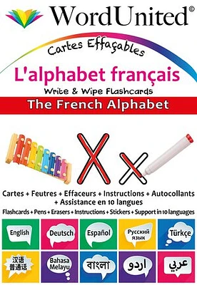 The French Alphabet - Write & Wipe Flashcards